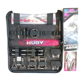 HUDY 109351 Set-up Station & Set-up Tools + Bag for 1/10 Touring Cars